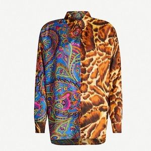 Versace Jeans Couture, Rare 1980s  Versace Shirt, Women’s Size L